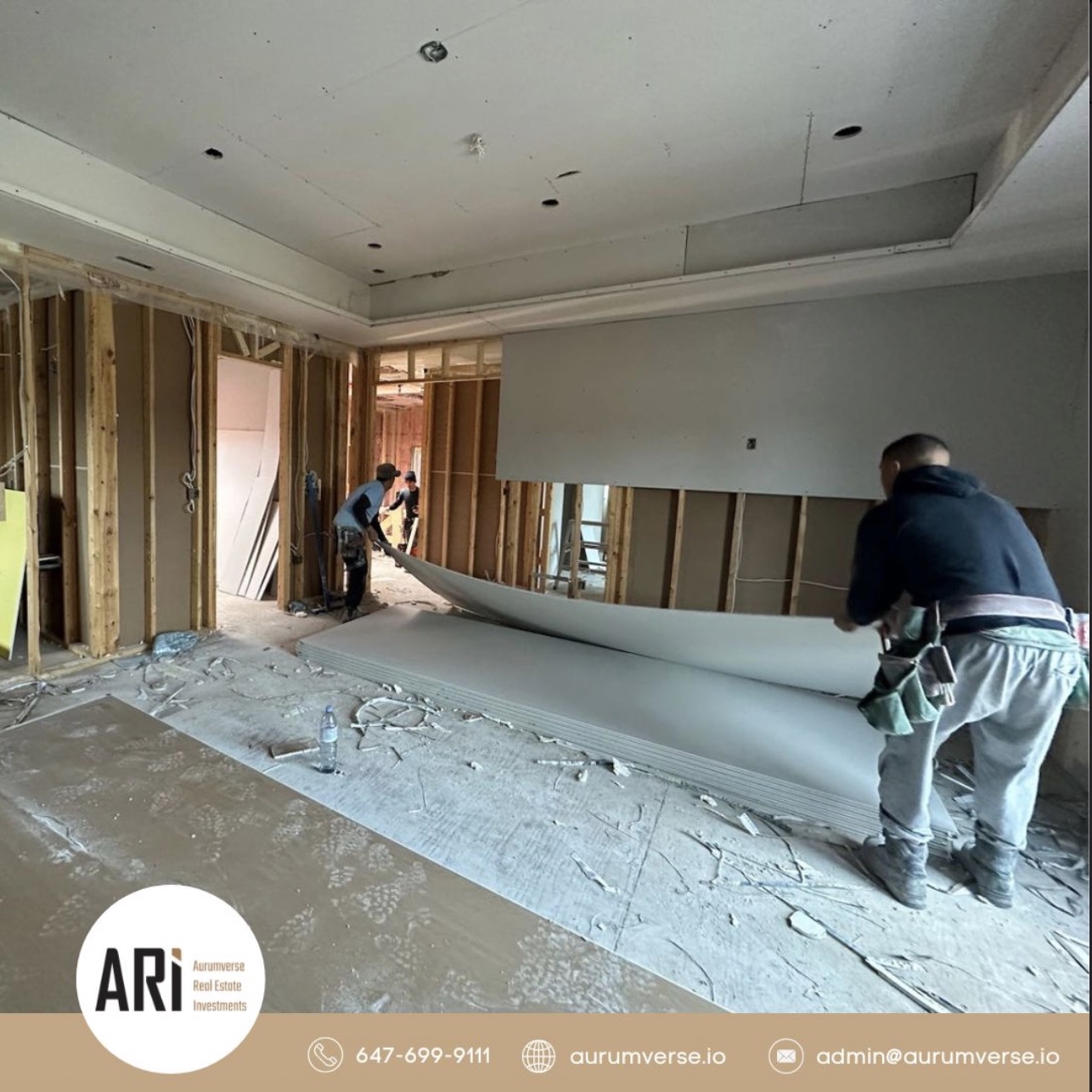 Renovation work in progress