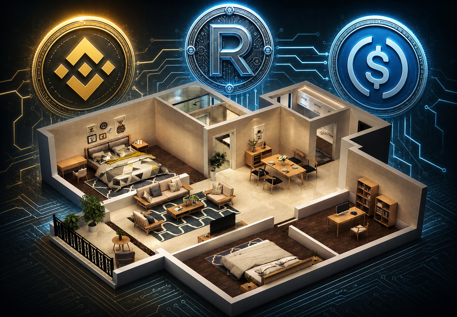 Tokenized real estate visualization